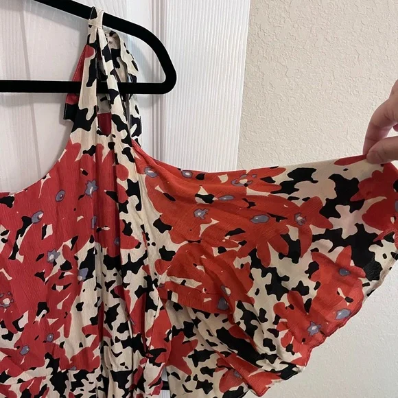 Free people cold shoulder tie dress - Picture 4 of 5